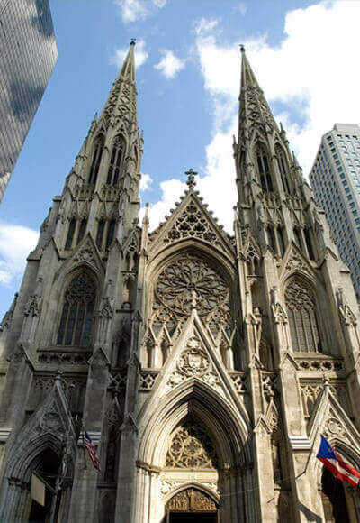 St. Patrick's Cathedral, maior catedral católica dos EUA.