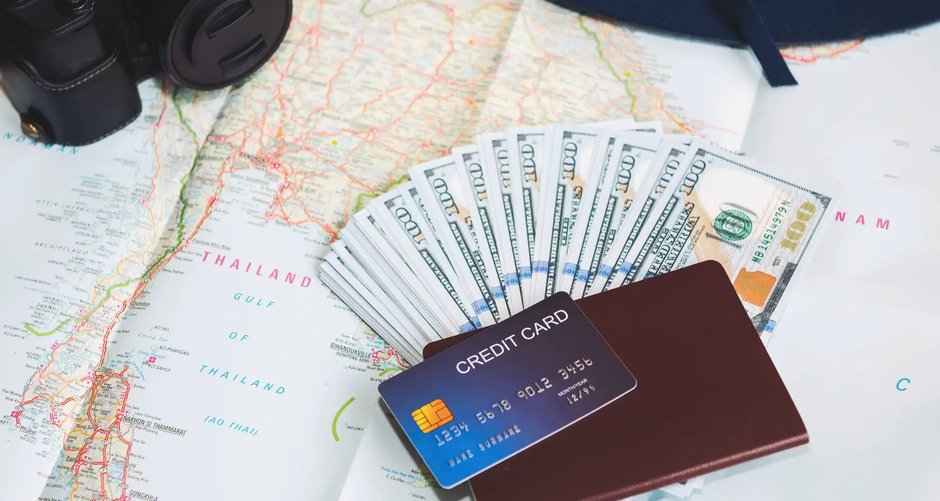 Dinheiro e Cartão de Crédito para Viagem