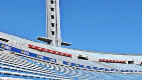 Estadio Centenario em Montevideu, capital e cidade turística no Uruguai