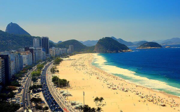 Praia de Copacabana Rio de Janeiro
