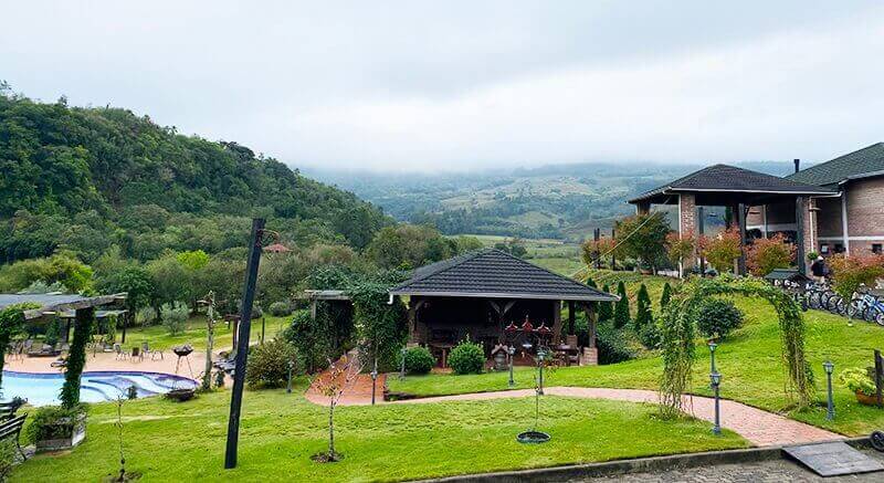 Vista da varanda do Quarto