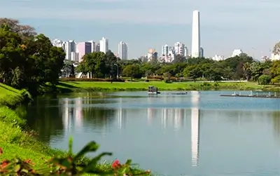 Parque Ibirapuera em São Paulo